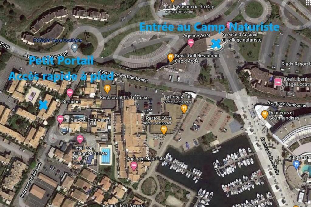 Cap d'Agde - Résidence Estivales - proche naturiste - Terrasse - Wifi - Parking - Piscine - Clim Exterior foto